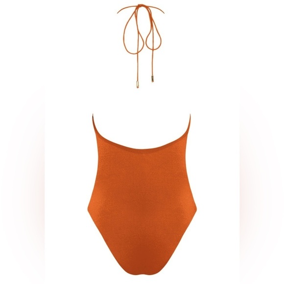 New! Ochie Diana button front halter one piece 12904 - Picture 7 of 8